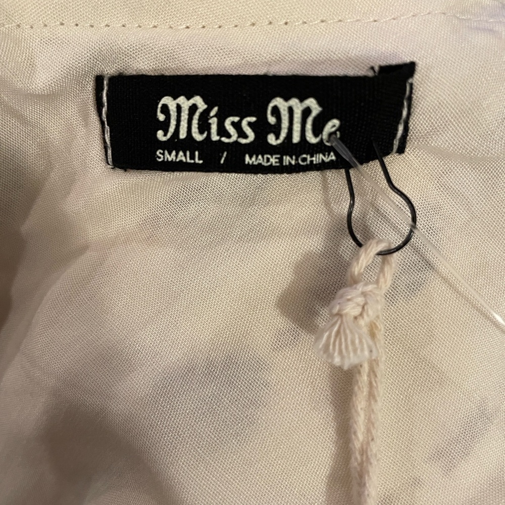 Miss Me Cream Pattern Top - Picture 5 of 7